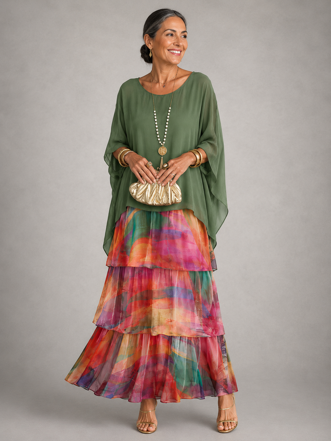 Lori - Elegant Flowing Maxi Dress