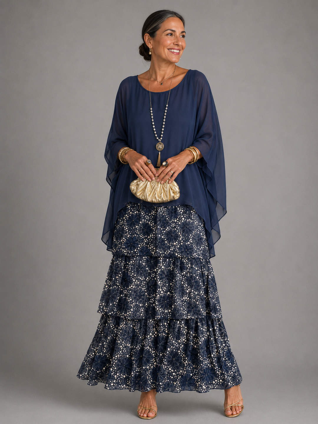 Lori - Elegant Flowing Maxi Dress