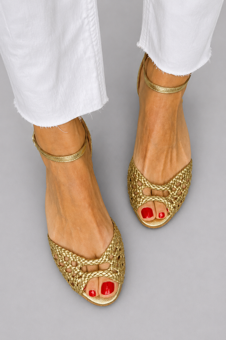 Amelia | Refined Woven Sandals
