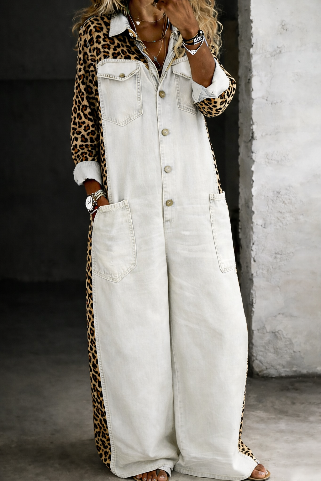 Graciella - One Piece Shirt Jumpsuit