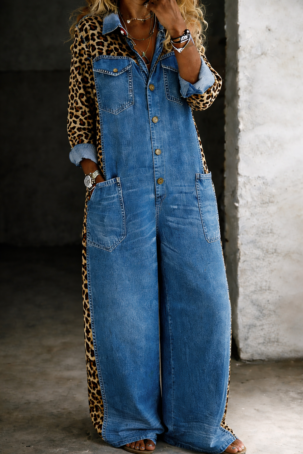 Graciella - One Piece Shirt Jumpsuit