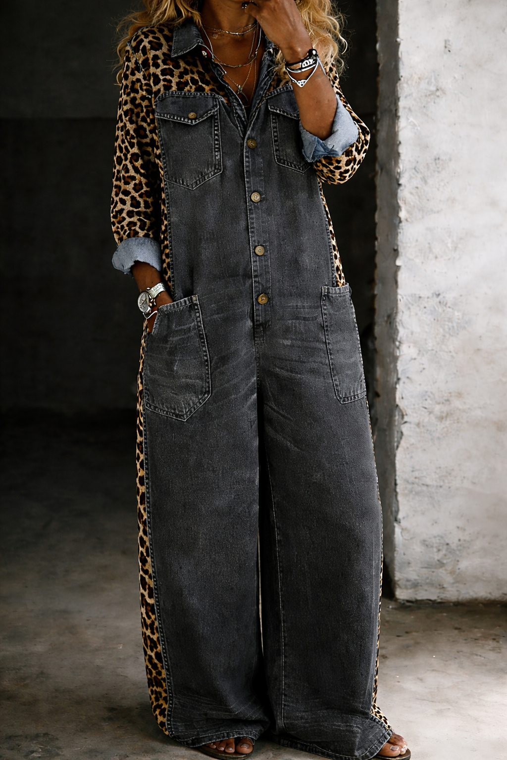 Graciella - One Piece Shirt Jumpsuit