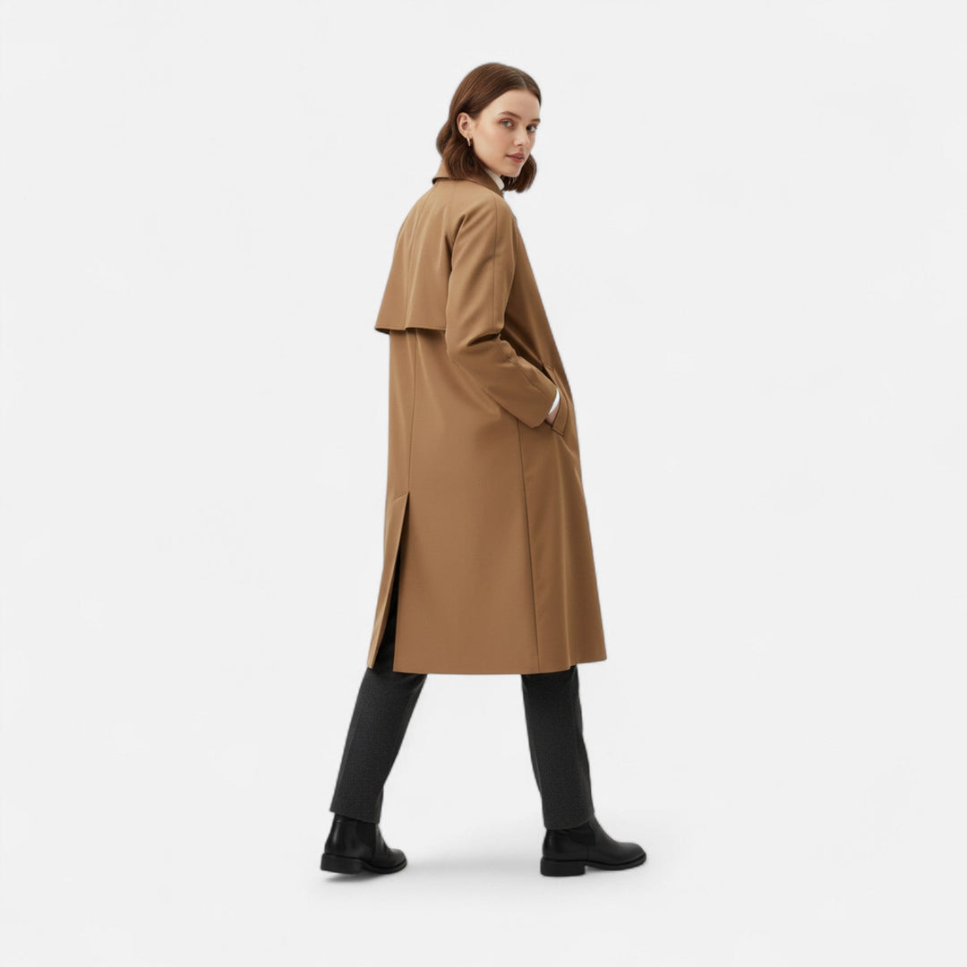 Valmonti Retro Trench Coat | Heritage Long Layer – Leah & Lila