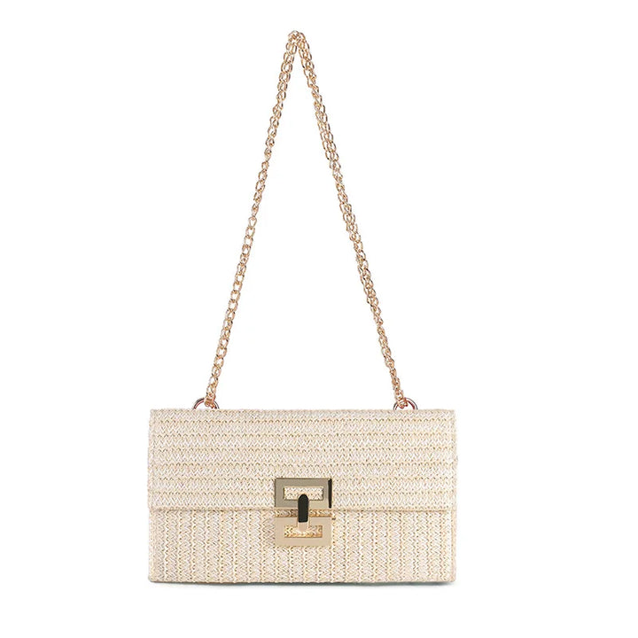 Alisson – Chic Raffia Clutch