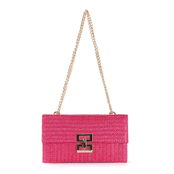 Alisson – Chic Raffia Clutch