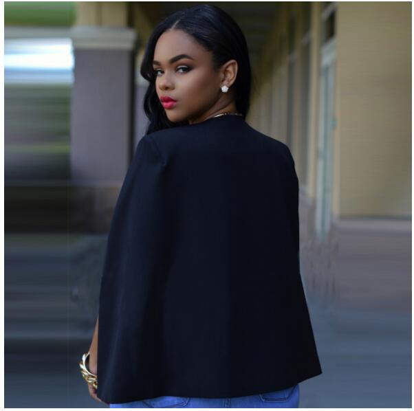 Cape Sleeve Blazer | Open-Front Women's Jacket for Office & Evening – Leah & Lila