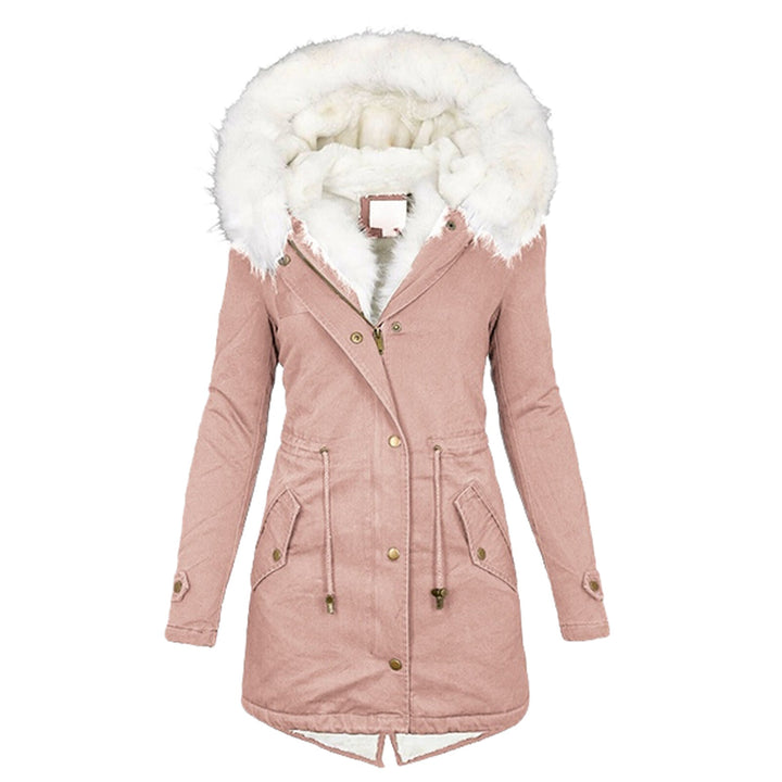 Hooded Fur Trim Parka | Waterproof Long Winter Coat – Leah & Lila