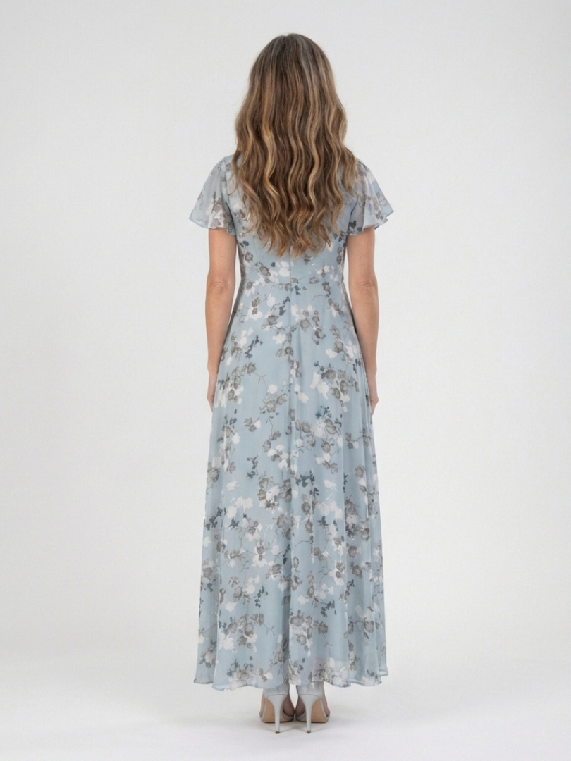 Marlowe - Floral Chiffon Maxi Dress