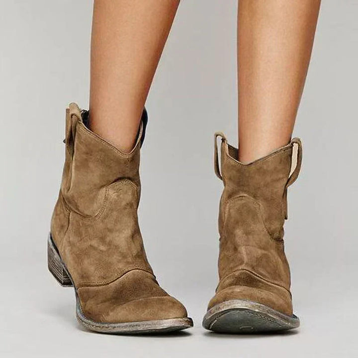 Audrey | Suede Orthopedic Boots – Leah & Lila