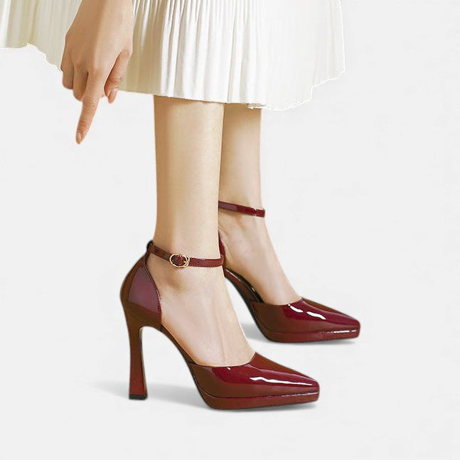Evette | Block Heel Pumps – Leah & Lila