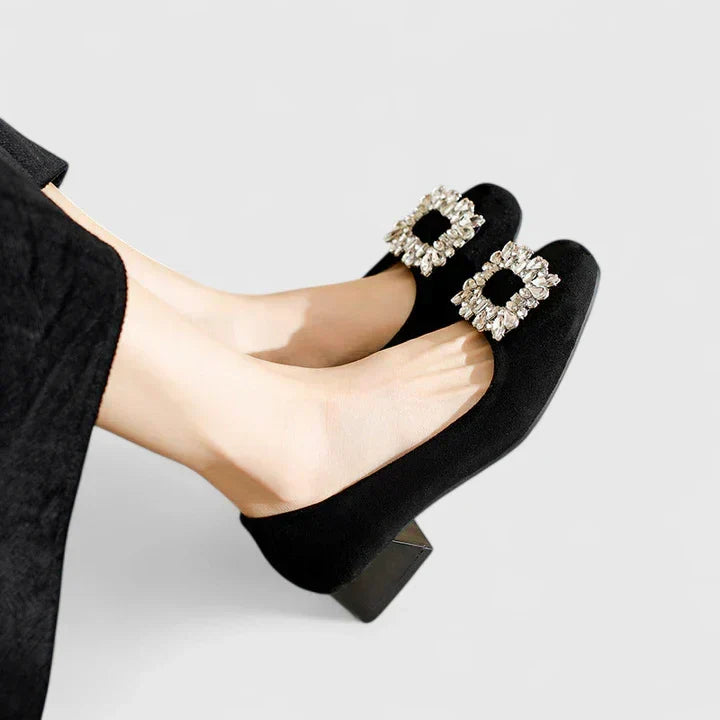 Julianyssa | Cushioned Block Heel Pumps