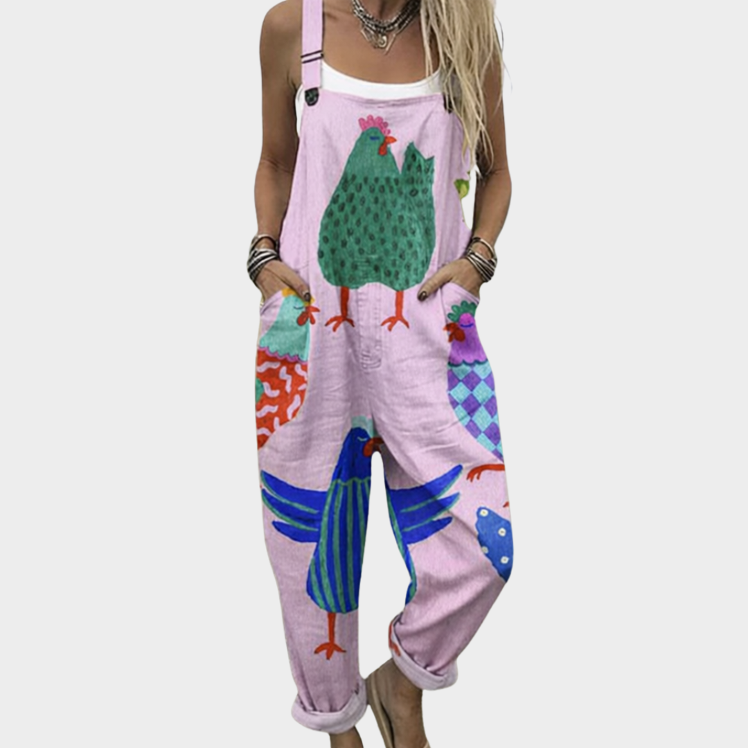 Edna – Art Print Dungarees