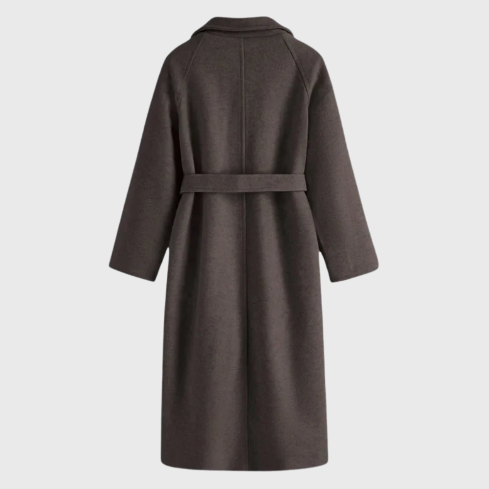 Wool-Blend Belted Coat | Warm Tailored Winter Layer