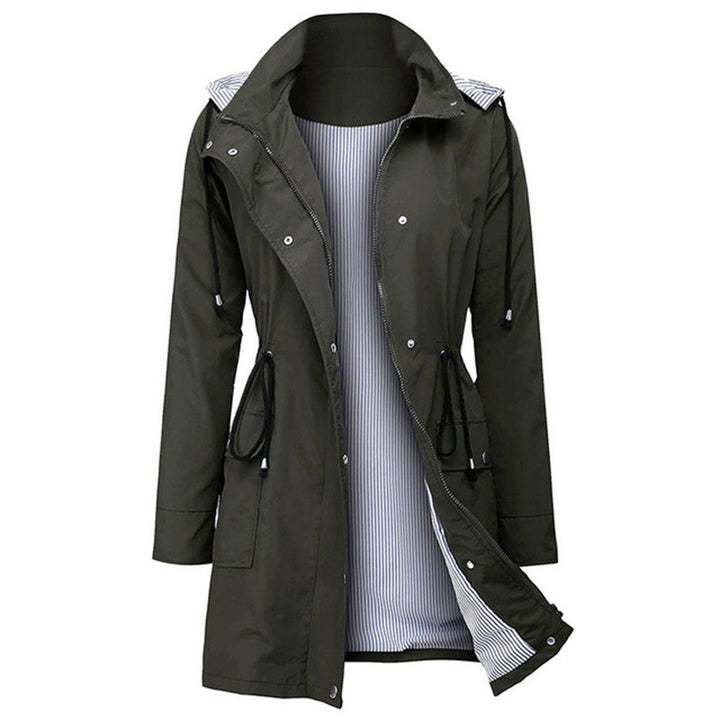 Utility Parka | Lightweight Hooded Drawstring Jacket – Leah & Lila