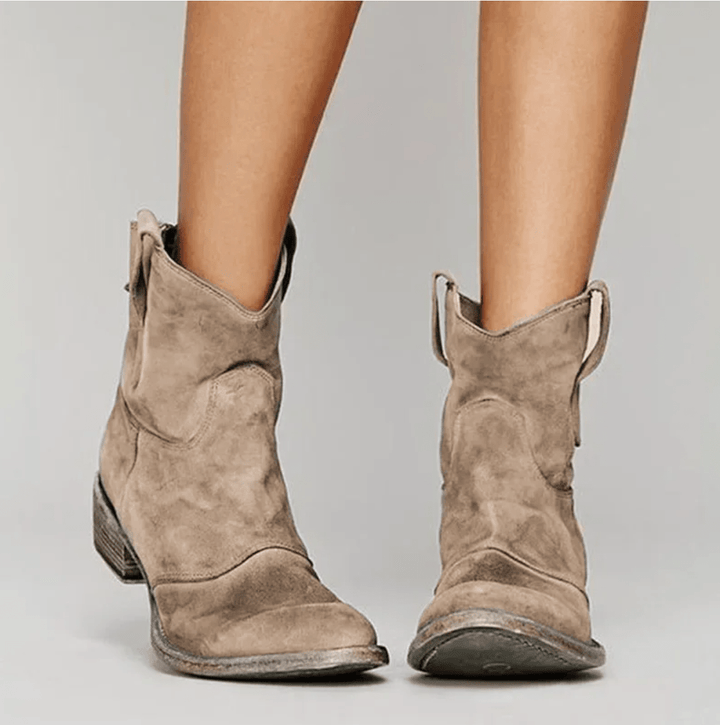 Leah & Lila Charlotte - women's suede orthopedic boots