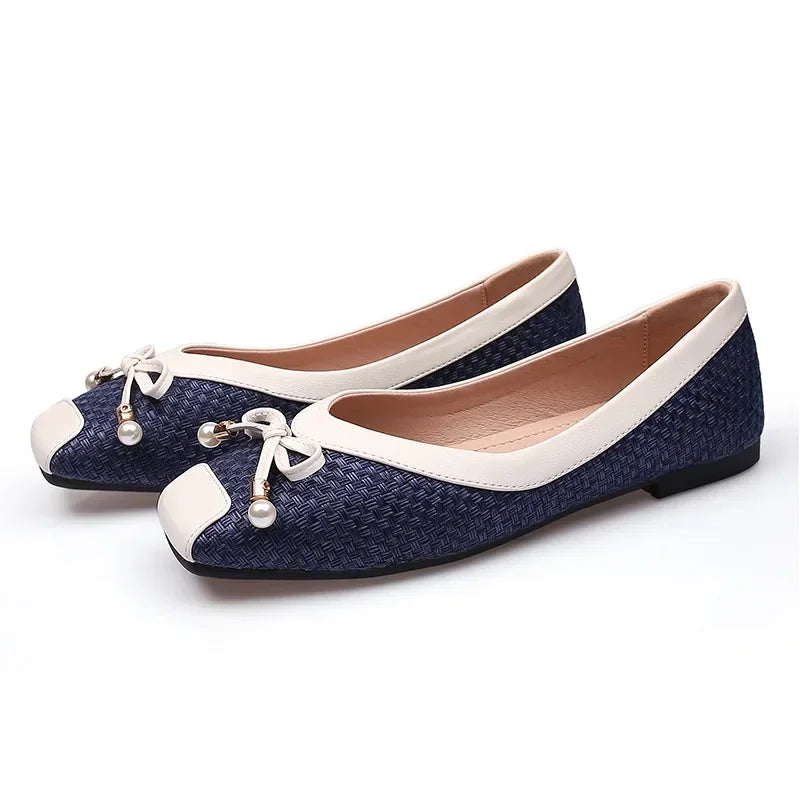 Alexis - Bow Ballet Flat Shoes