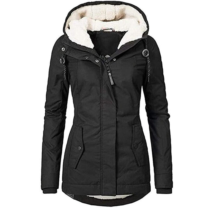 Sherpa-Lined Parka | Windproof Water-Repellent Winter Jacket – Leah & Lila