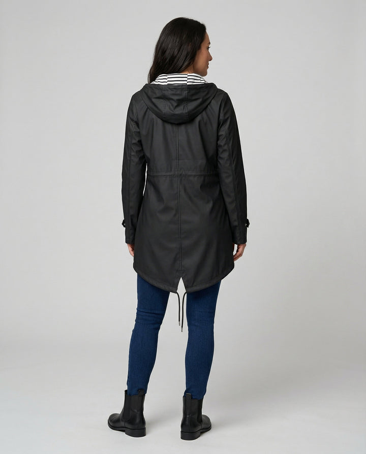 Rain Parka | Water-Repellent Lightweight Adjustable Hooded Jacket