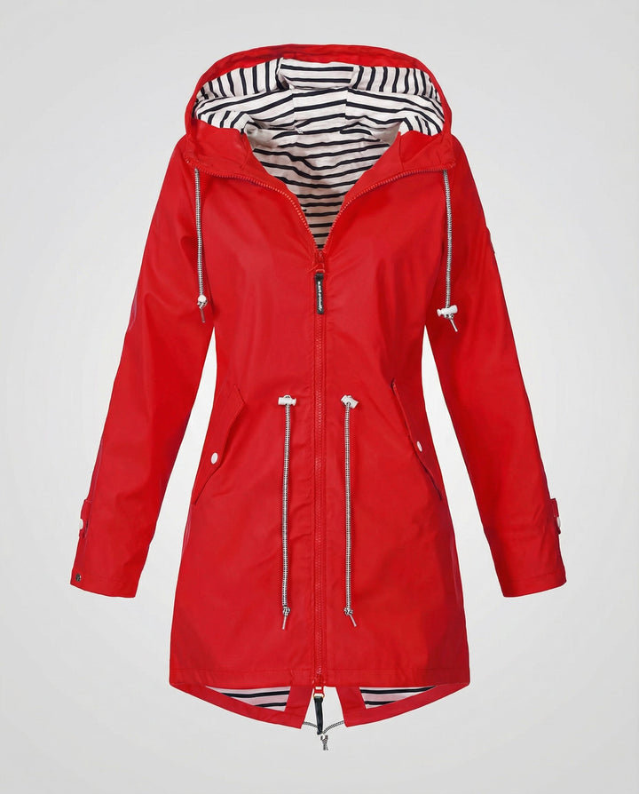 Rain Parka | Water-Repellent Lightweight Adjustable Hooded Jacket