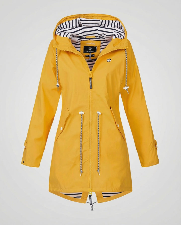 Rain Parka | Water-Repellent Lightweight Adjustable Hooded Jacket