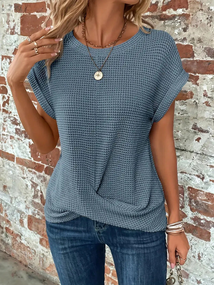 Linda -  The Sweetheart Round Neck T-Shirt