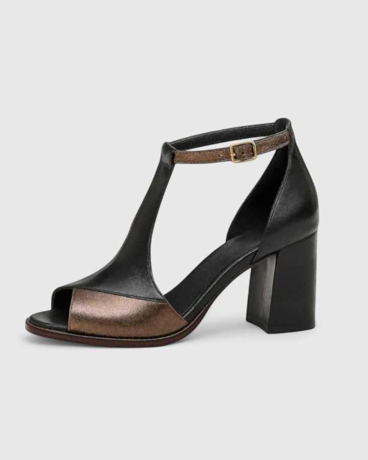 Kenzira | Block Heel Ankle Strap Sandals – Leah & Lila
