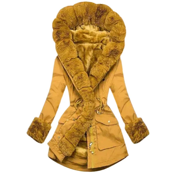 Soft-Lined Faux Fur Trim Parka | Cosy Hooded Winter Coat
