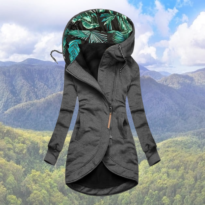 Drawstring Waist Parka | Tailored Long Hooded Winter Coat – Leah & Lila