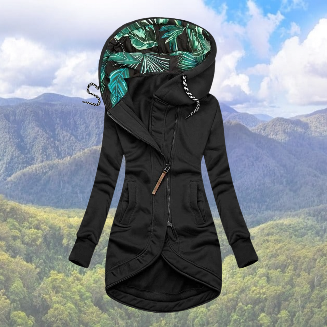 Drawstring Waist Parka | Tailored Long Hooded Winter Coat – Leah & Lila