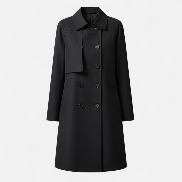Valmonti Wool-Blend Trench | Mid-Length Classic Layer – Leah & Lila