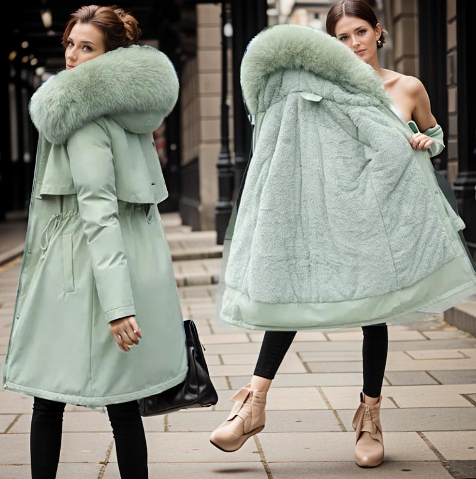 Soft-Lined Hooded Parka | Warm Long Winter Coat