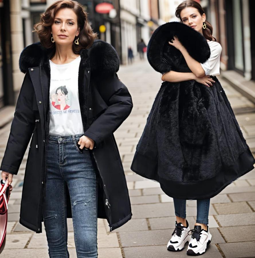 Soft-Lined Hooded Parka | Warm Long Winter Coat
