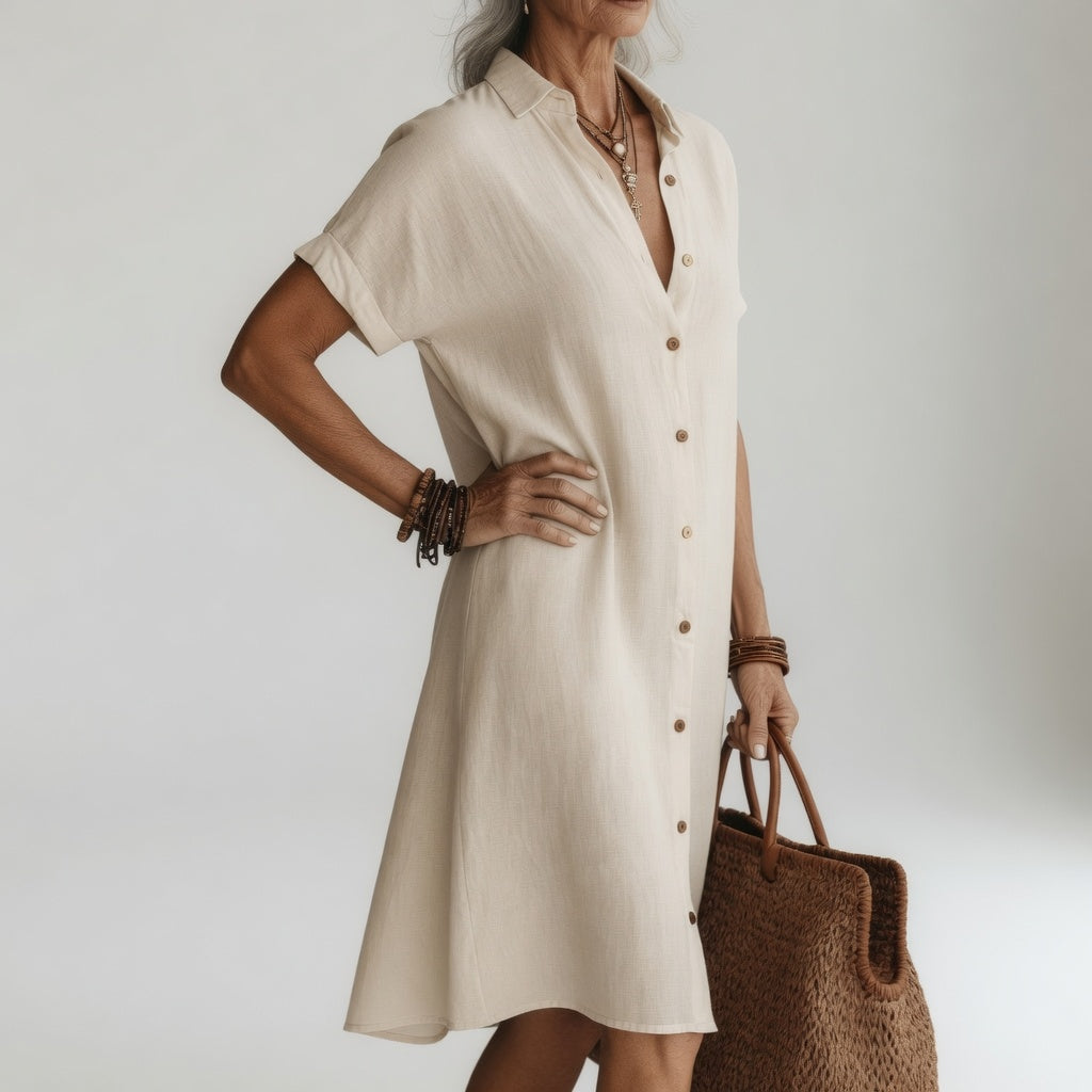 Claire - Midi Shirt Dress