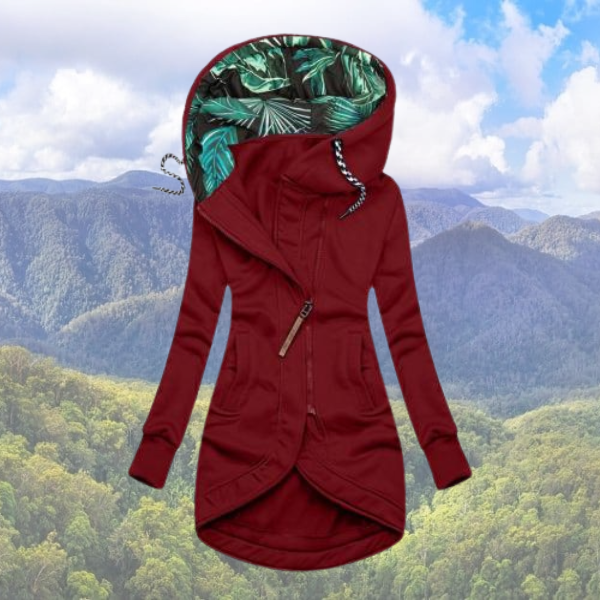Drawstring Waist Parka | Tailored Long Hooded Winter Coat – Leah & Lila