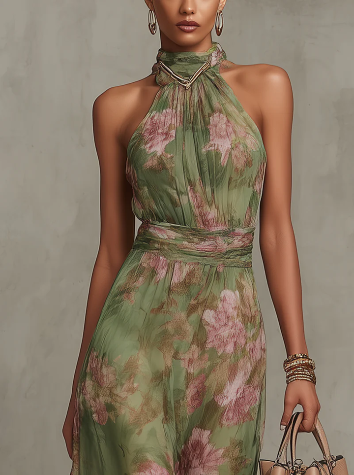 Diana - Sophisticated Floral Summer Dress