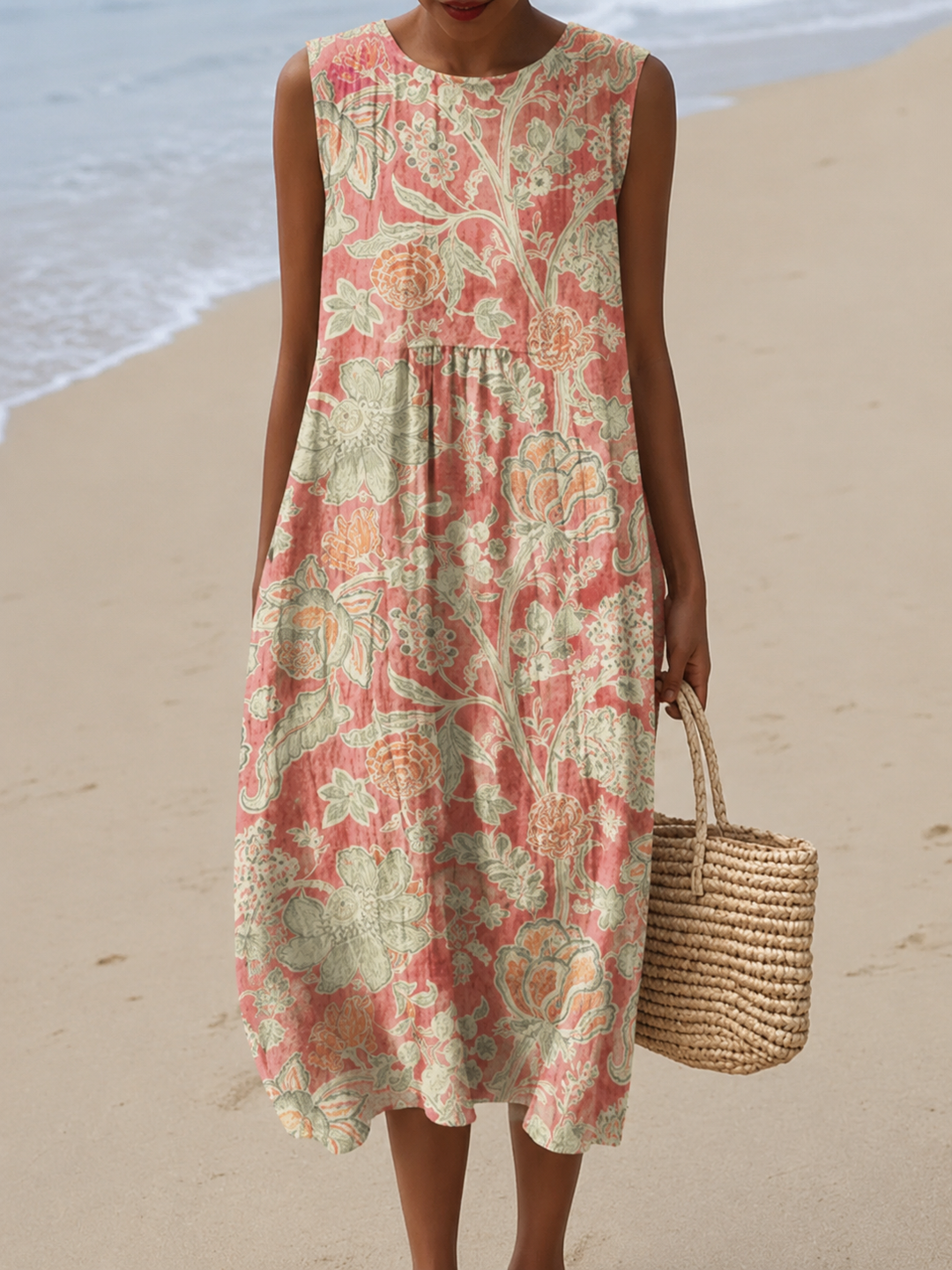 Leah & Lila Beth - women's floral midi dress