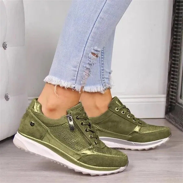 Gabor - Zip-Up Orthopedic Sneakers
