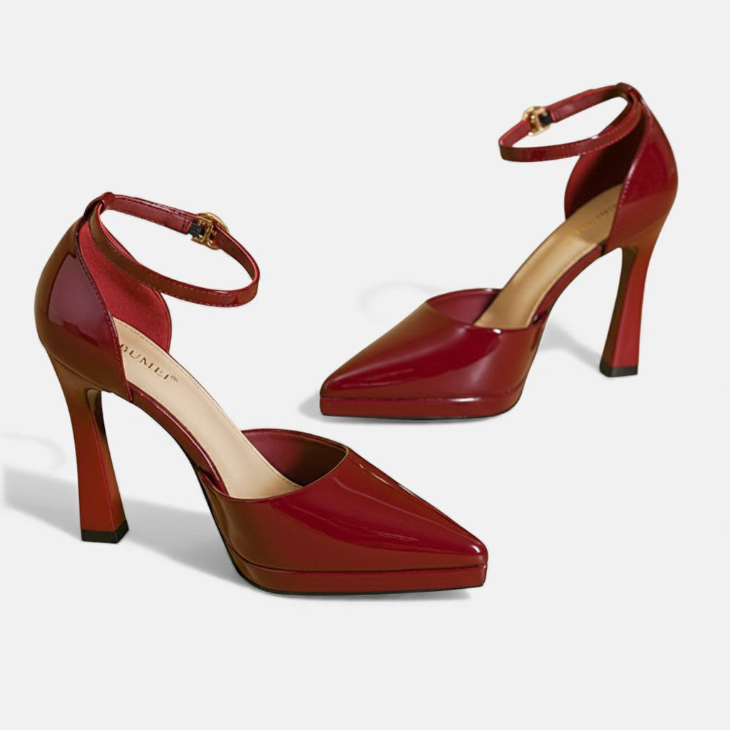 Evette | Block Heel Pumps – Leah & Lila