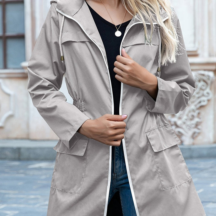 Hooded Parka | Relaxed Drawstring Layer – Leah & Lila