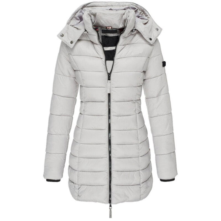 Quilted Hooded Parka | Water-Repellent Insulated Winter Coat – Leah & Lila