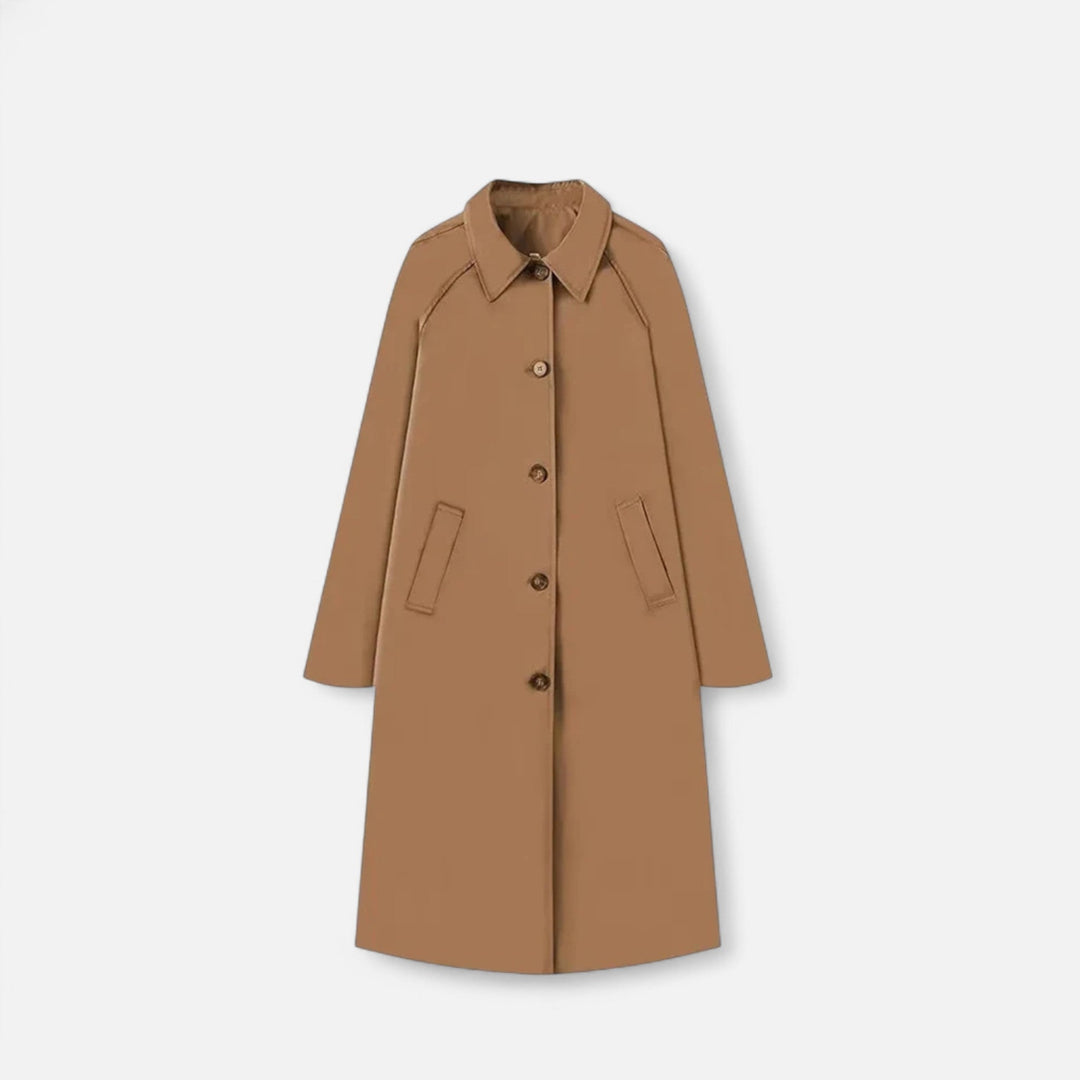 Valmonti Retro Trench Coat | Heritage Long Layer – Leah & Lila