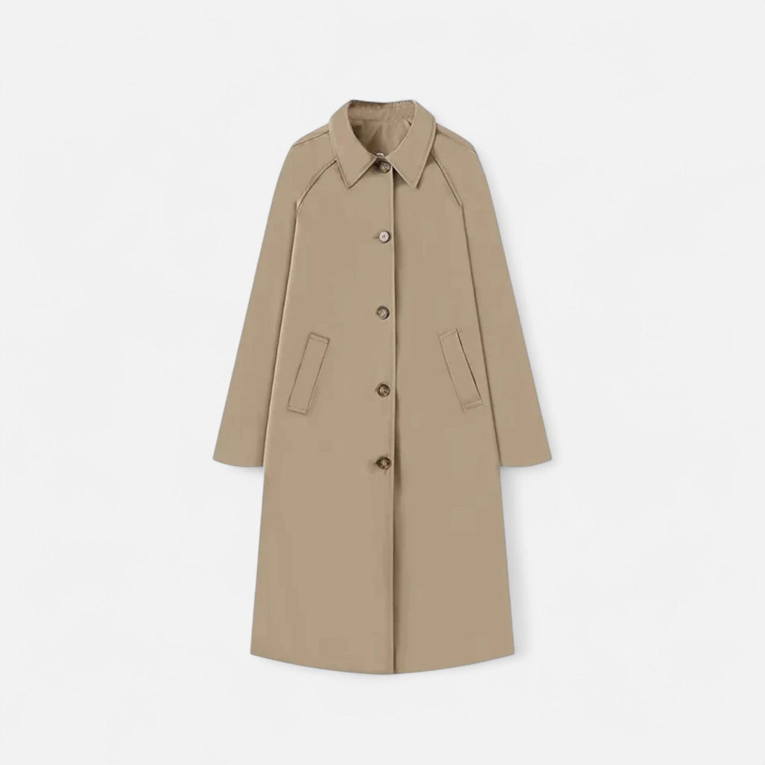 Valmonti Retro Trench Coat | Heritage Long Layer – Leah & Lila