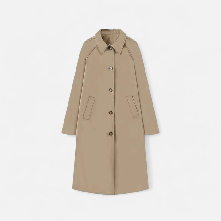 Valmonti Retro Trench Coat | Heritage Long Layer – Leah & Lila
