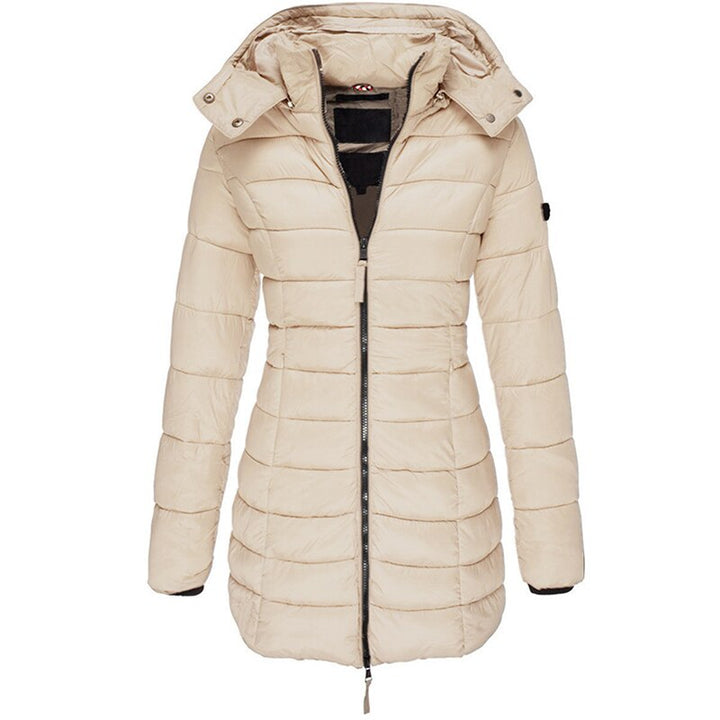 Quilted Hooded Parka | Water-Repellent Insulated Winter Coat – Leah & Lila
