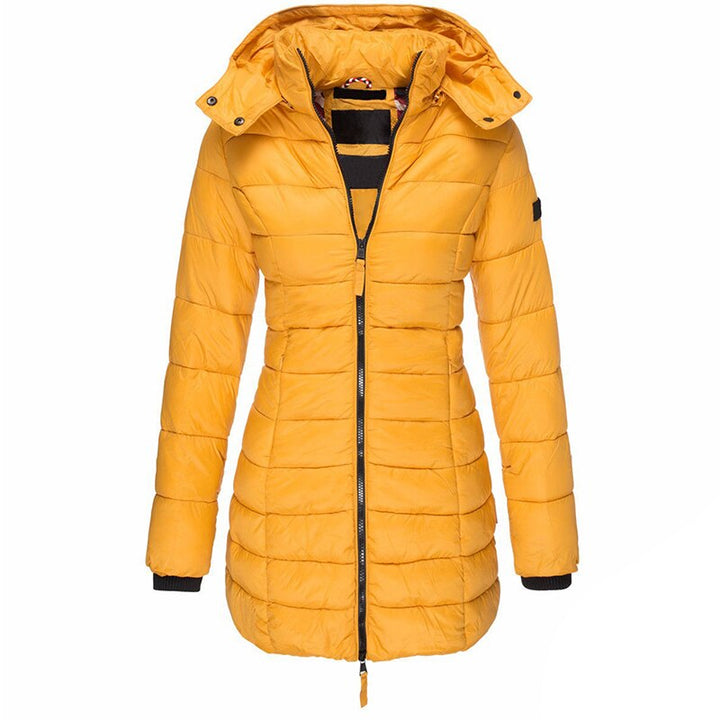 Quilted Hooded Parka | Water-Repellent Insulated Winter Coat – Leah & Lila