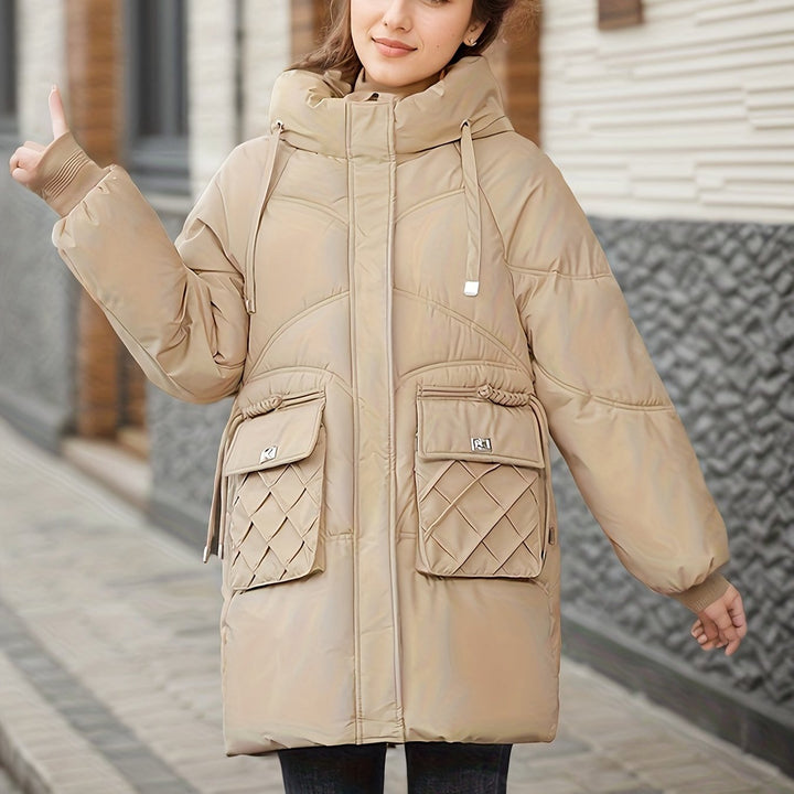 Extra Long Padded Parka | Warm Hooded Winter Coat – Leah & Lila