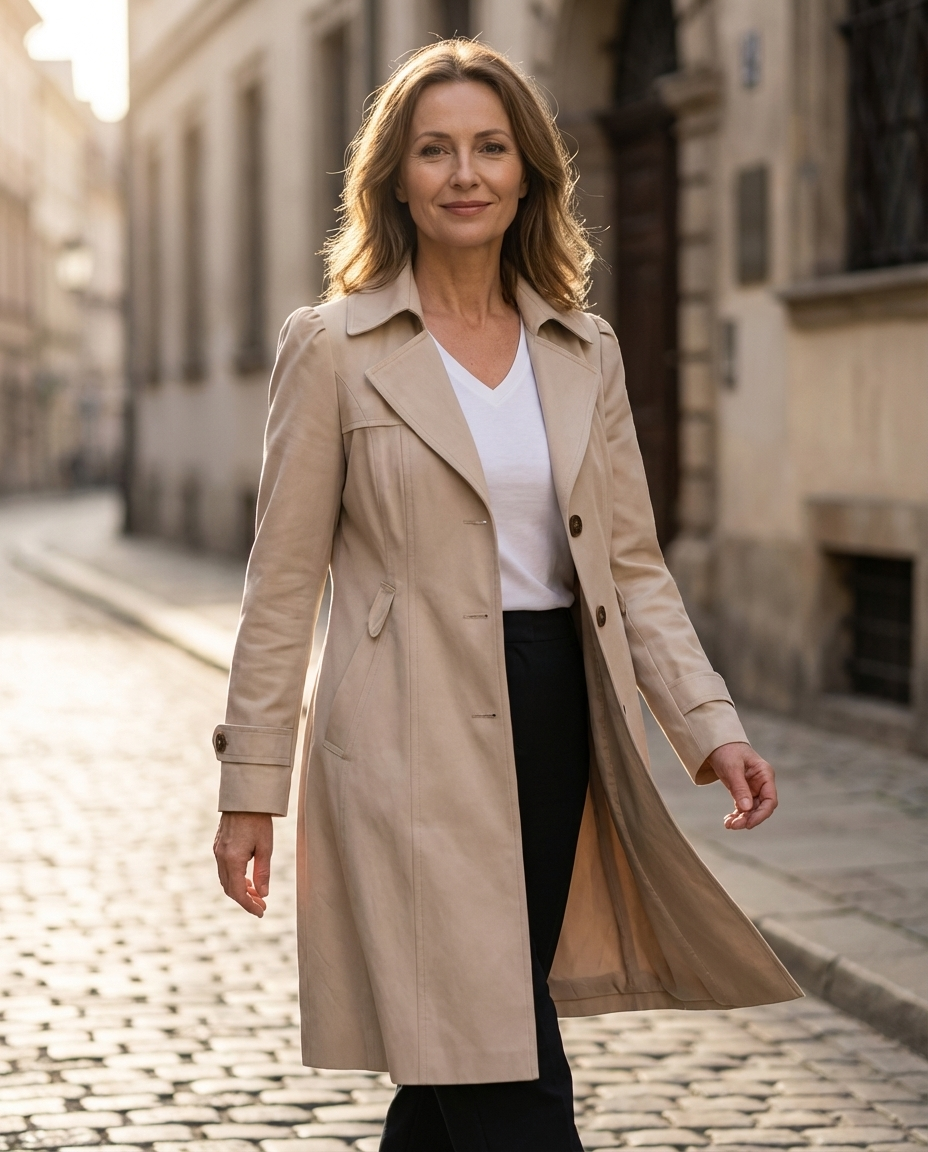Olive – Vintage Summer Trenchcoat
