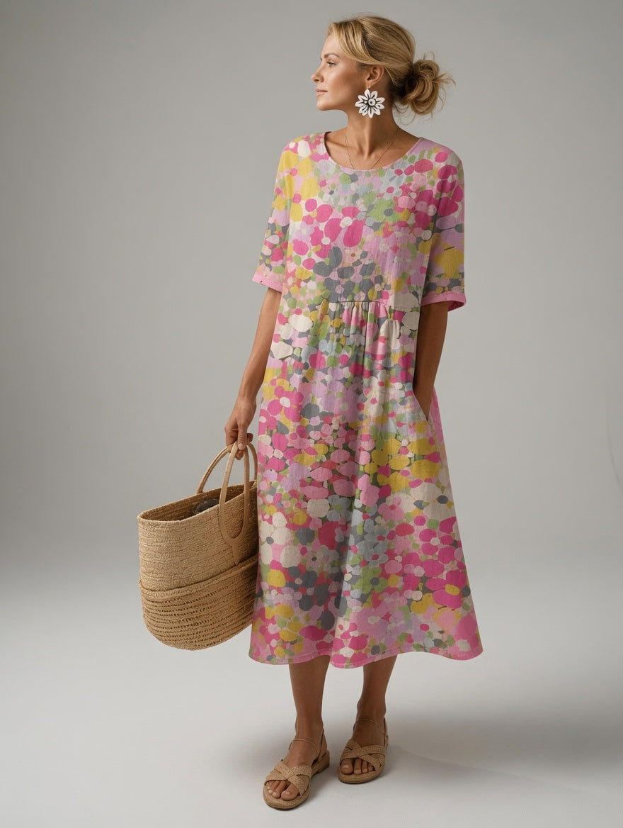 Willow - Floral Midi Summer Dress