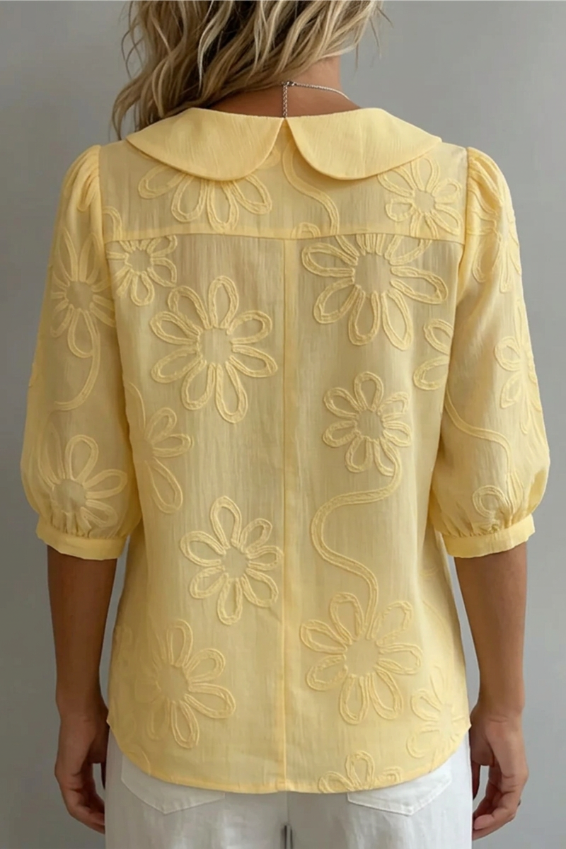 Nadine - Elegant Floral Blouse