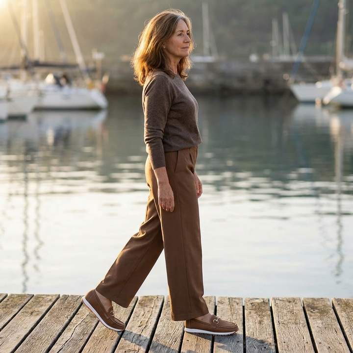 Elodie | Flat Buckle Loafers – Leah & Lila